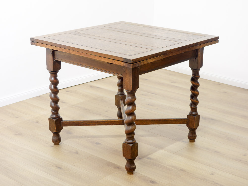 Antiker Ausziehtisch in Eiche um 1920 | restauriert & wohnfertig