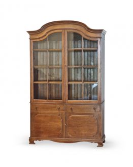 Bücherschrank antik in Eiche um 1920