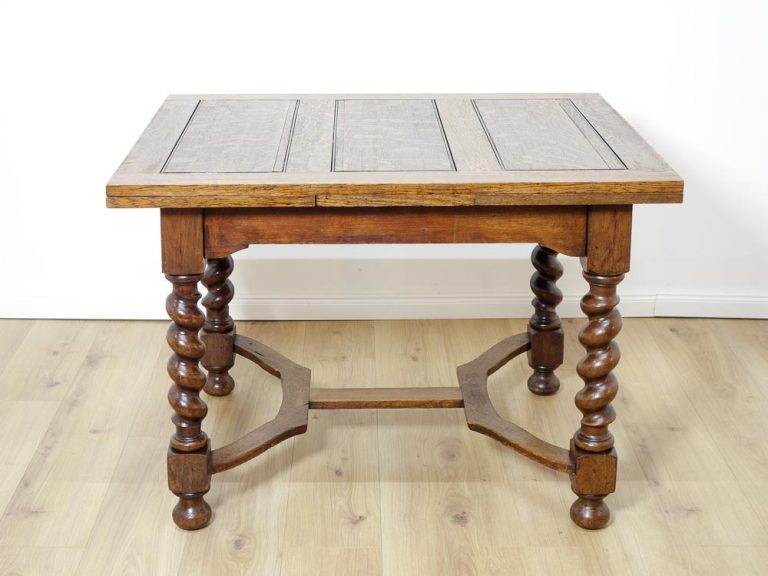 Antiker Küchentisch in Eiche um 1920 | restauriert & wohnfertig