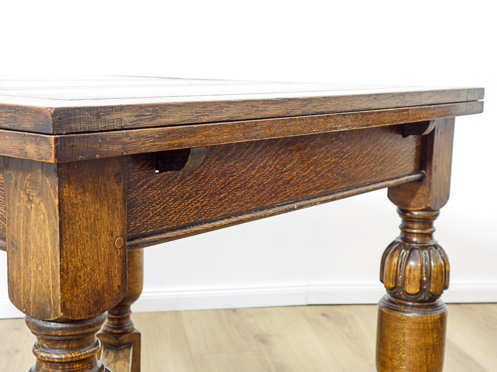 Antiker Küchentisch in Eiche um 1920 | restauriert & wohnfertig