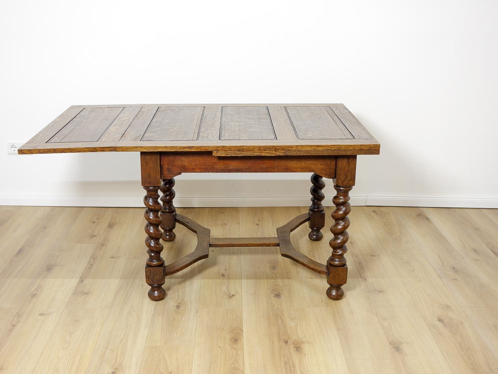 Antiker Küchentisch in Eiche um 1920 | restauriert & wohnfertig