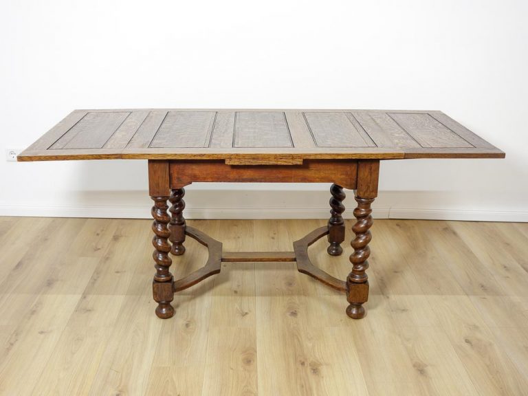 Antiker Küchentisch in Eiche um 1920 | restauriert & wohnfertig