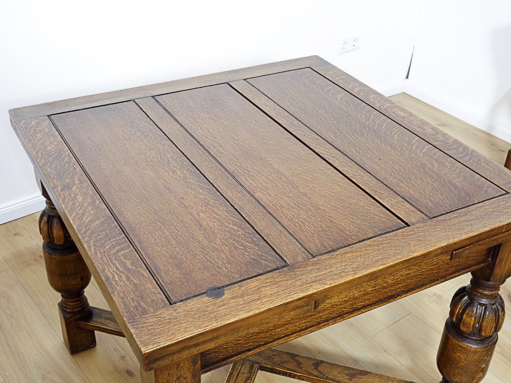 Antiker Küchentisch in Eiche um 1920 | restauriert & wohnfertig