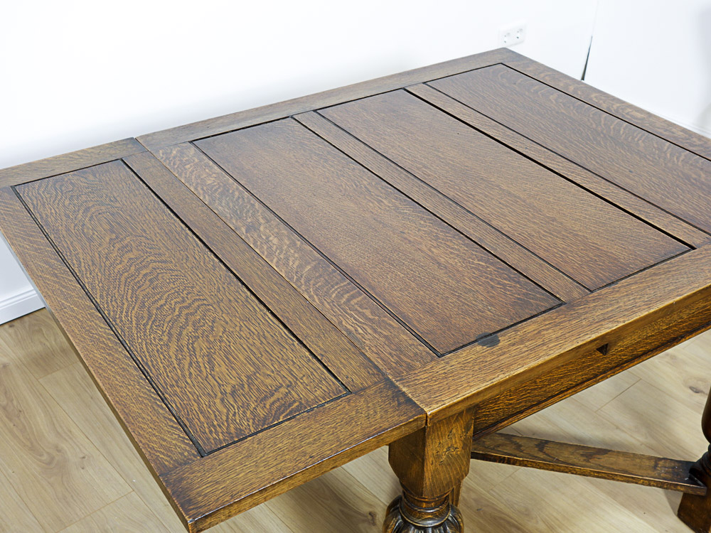 Antiker Küchentisch in Eiche um 1920 | restauriert & wohnfertig