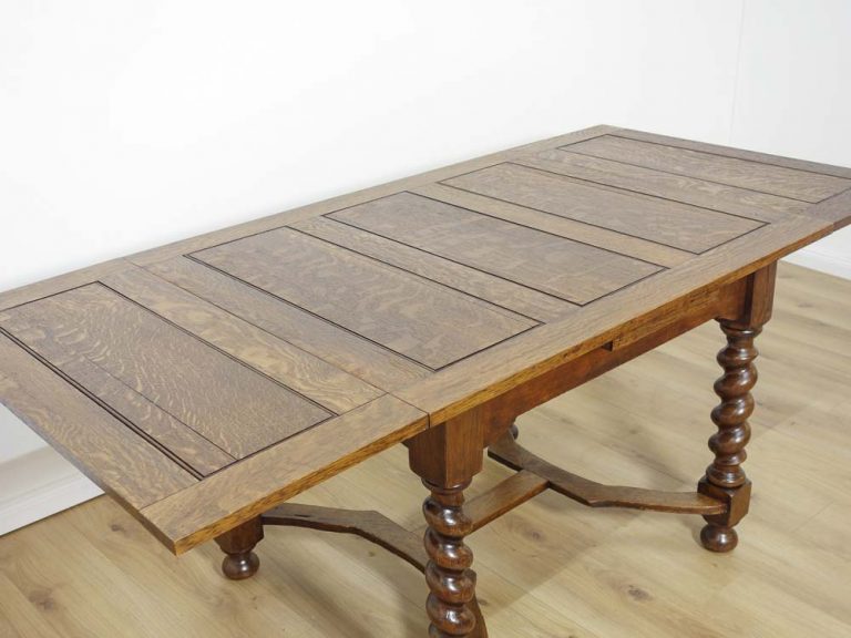 Antiker Küchentisch in Eiche um 1920 | restauriert & wohnfertig