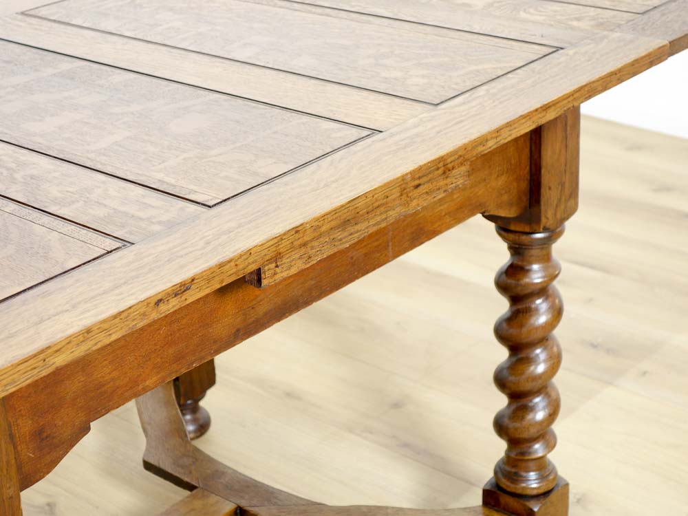 Antiker Küchentisch in Eiche um 1920 | restauriert & wohnfertig