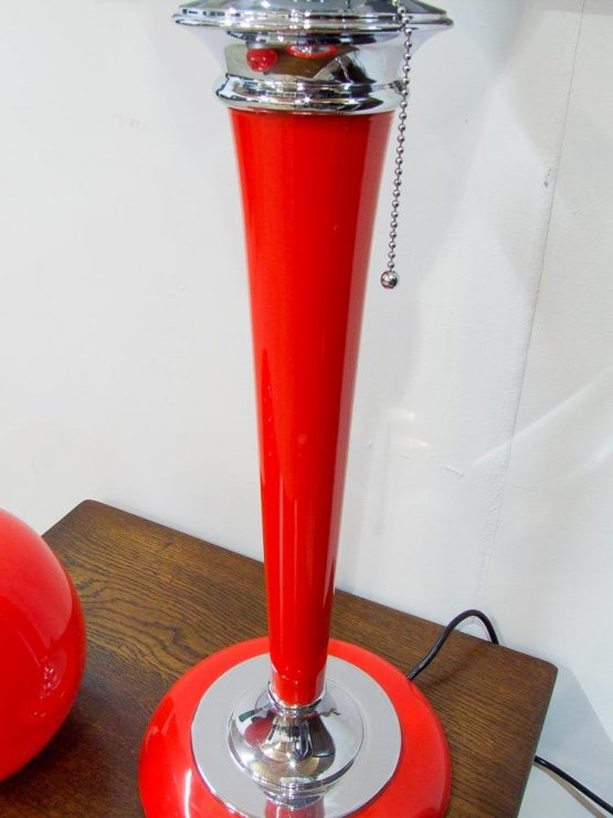 Mazda Lampe Leuchte in rot/chrom Kostenloser Versand