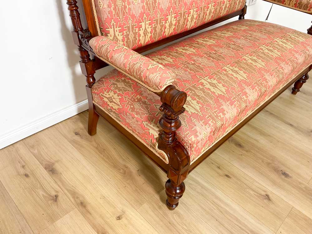Sofa / Sitzbank aus der Gründerzeit – Bild 4