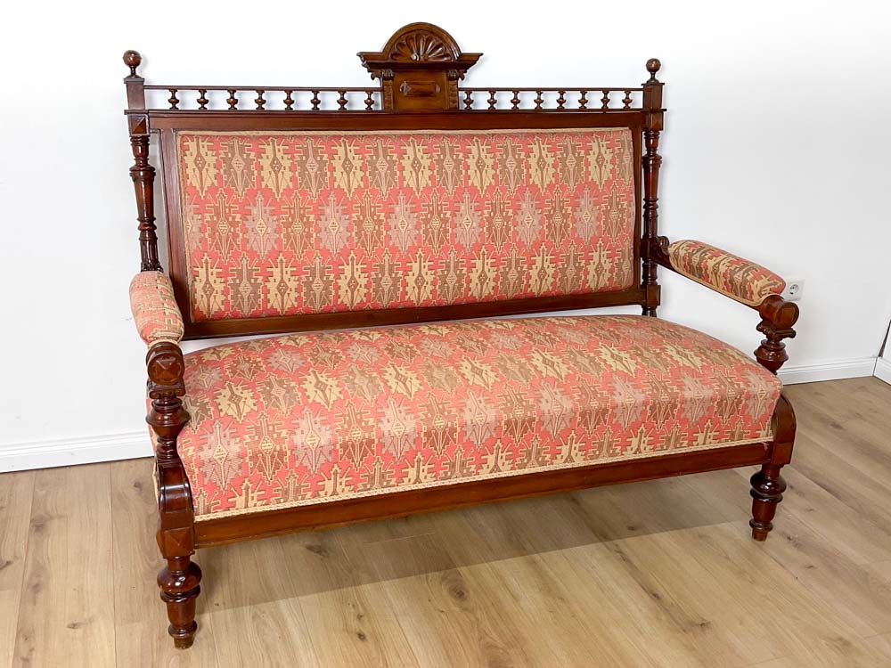 Sofa / Sitzbank aus der Gründerzeit – Bild 3