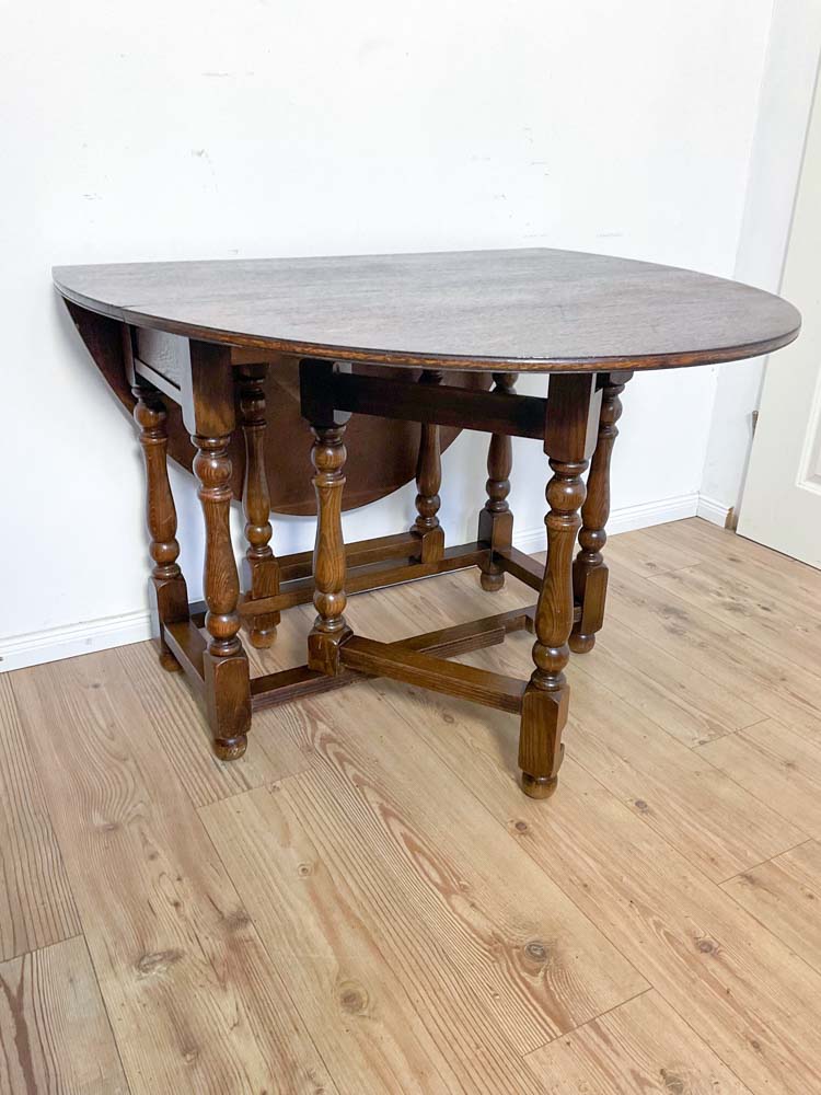 Großer antiker Gateleg Tisch – Bild 3