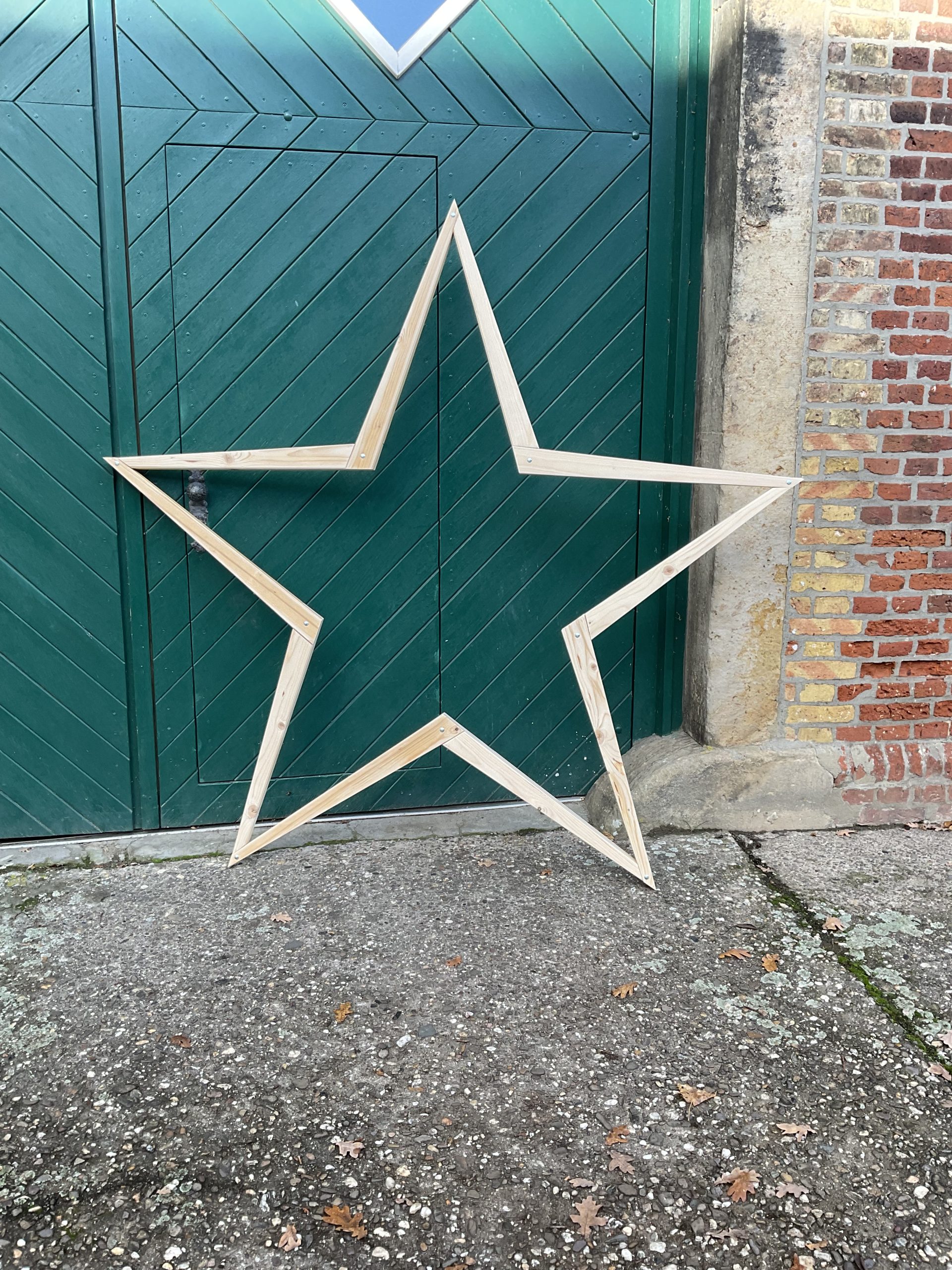 XXL Holzstern Weihnachten - ca. 200cm – Bild 4