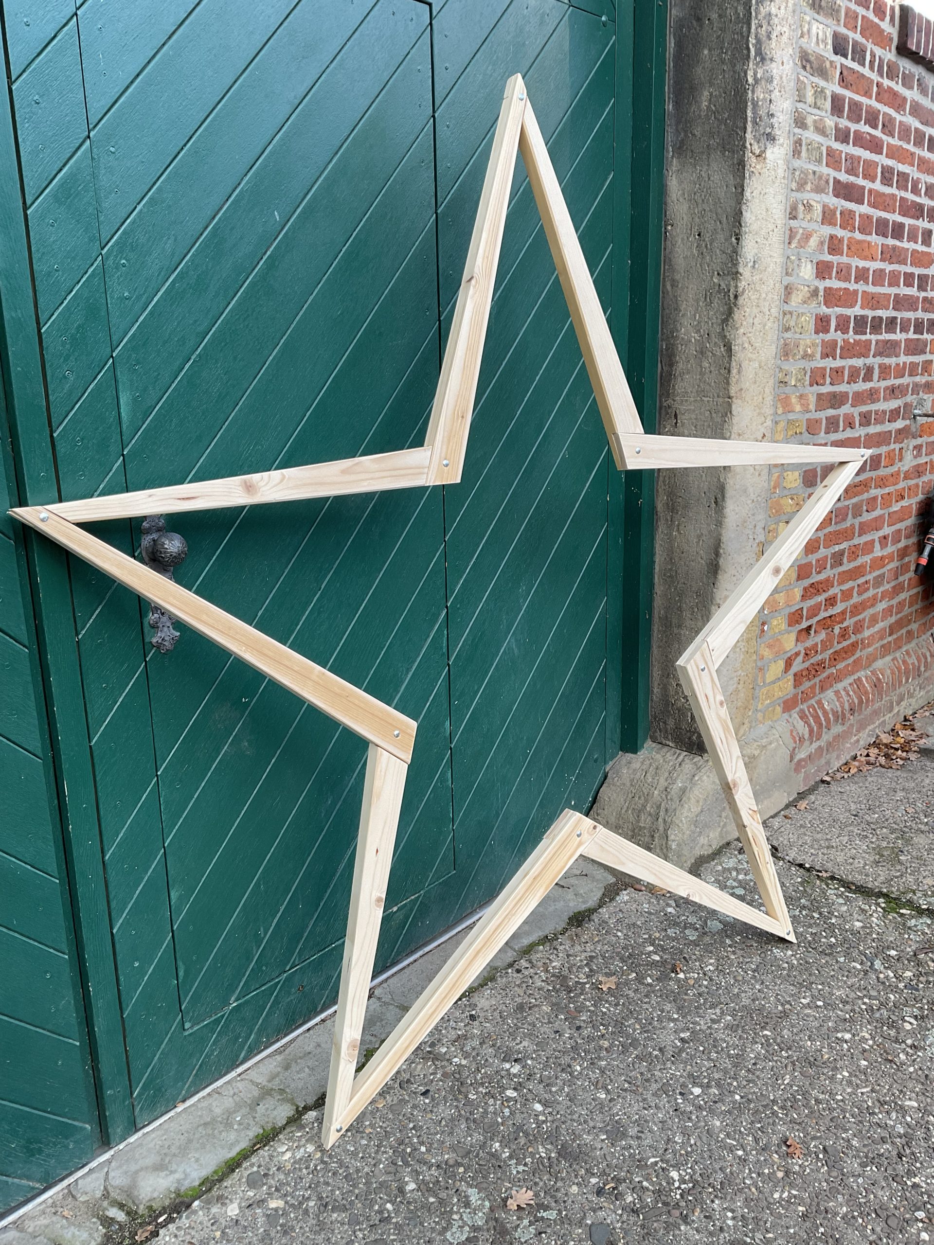 XXL Holzstern Weihnachten - ca. 200cm – Bild 3