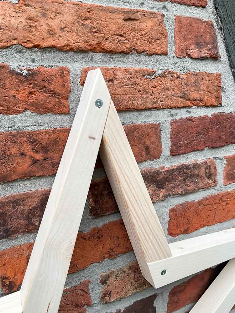Großer Weihnachtsstern aus Holz - ca. 80cm – Bild 3