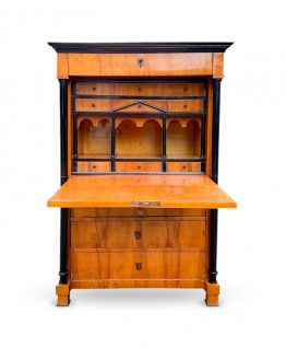Biedermeier Sekretär in Kirschholz um 1830